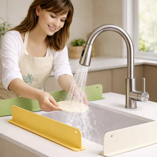 Premium Silicone Sink Splash Guard for Kitchen Counter (Buy 1 Get 1 Free)